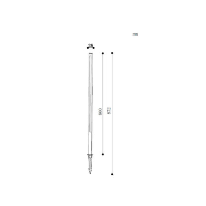 Baliza Exterior LED 12-24W 80-160 cm con Pincho Calax