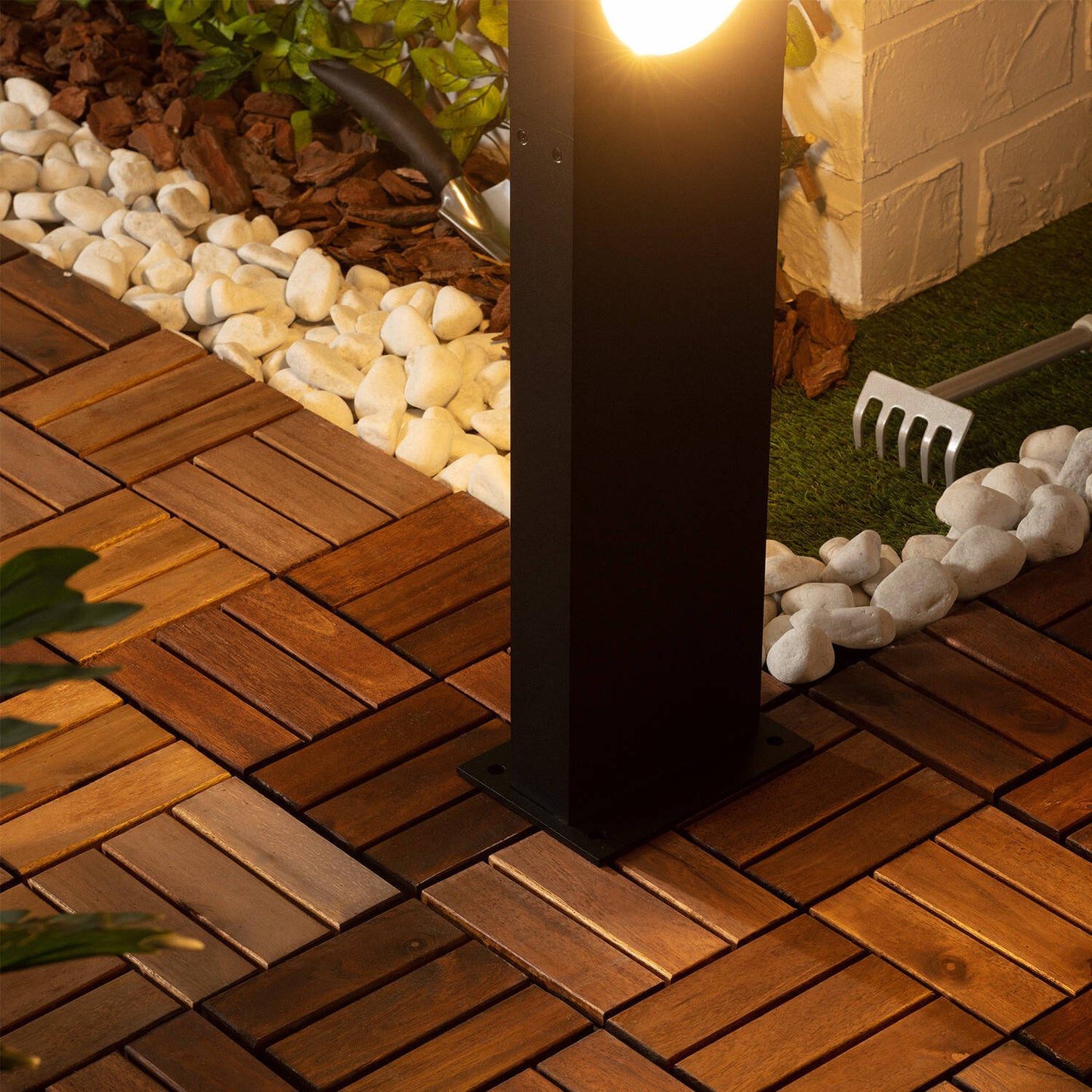 Baliza Exterior LED 12W Superficie Pie 60cm Arada