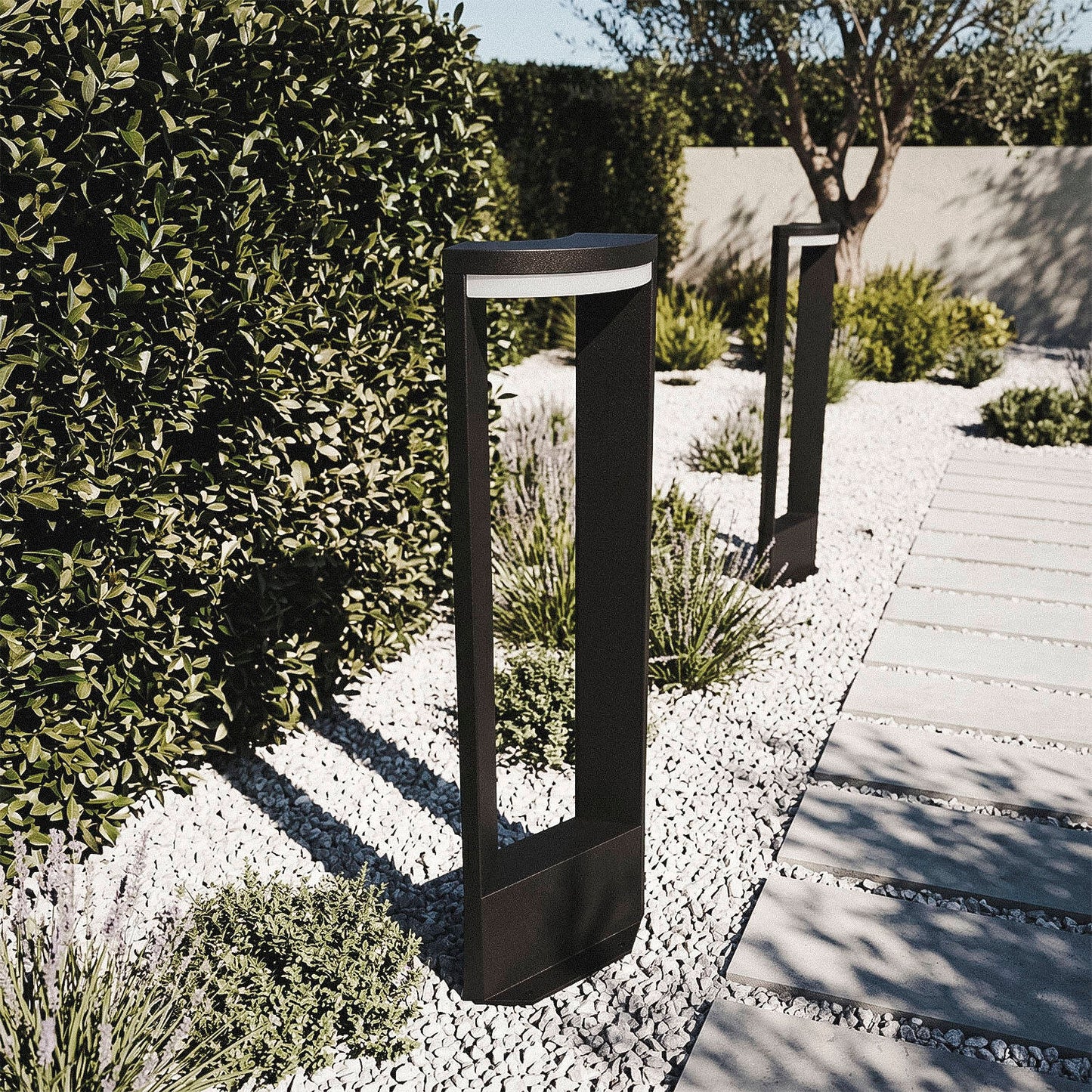 Baliza Exterior LED 12W Superficie Pie 60cm Salor