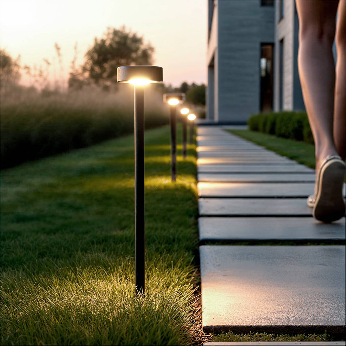 Baliza Exterior LED 1.5W con Pincho Pie 30cm Grinage
