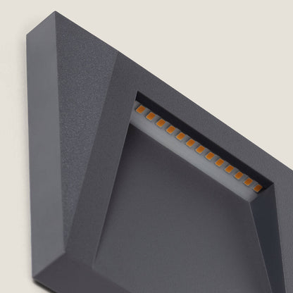 Baliza Exterior LED 1.5W Superficie Pared Antracita Clover