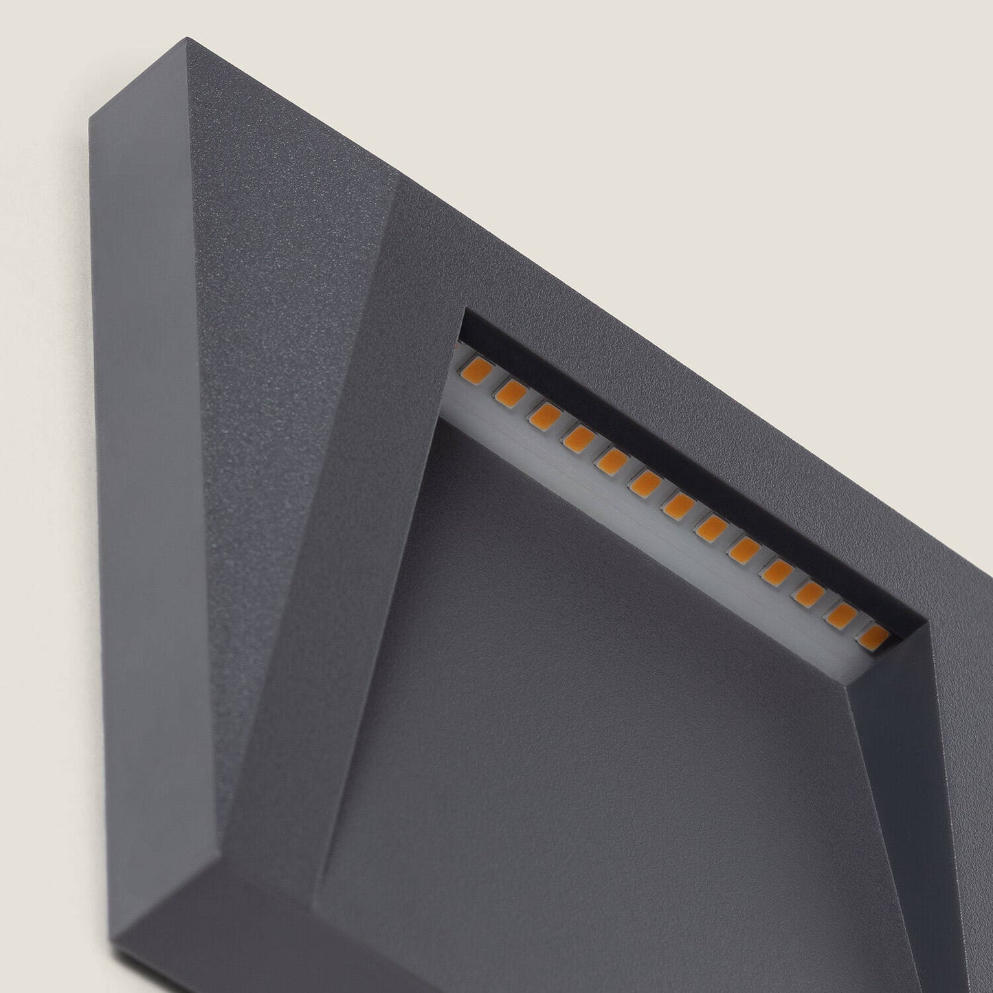 Baliza Exterior LED 1.5W Superficie Pared Antracita Clover