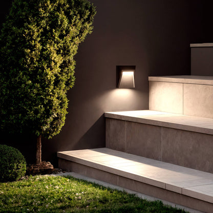 Baliza Exterior LED 1.5W Superficie Pared Antracita Clover