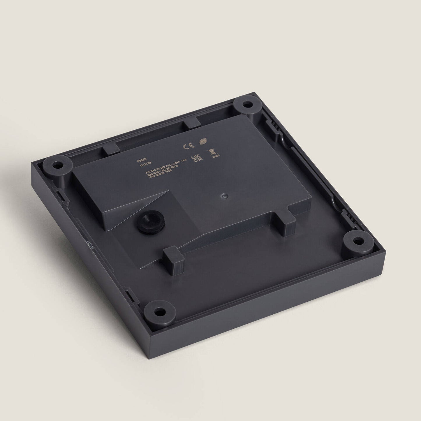 Baliza Exterior LED 1.5W Superficie Pared Antracita Clover