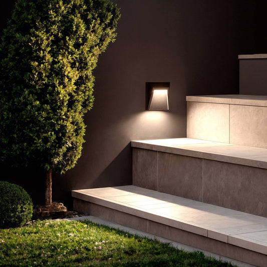Baliza Exterior LED 1.5W Superficie Pared Antracita Clover