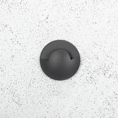 Baliza Exterior LED Empotrable Suelo 1L 24V DC Loto Negro