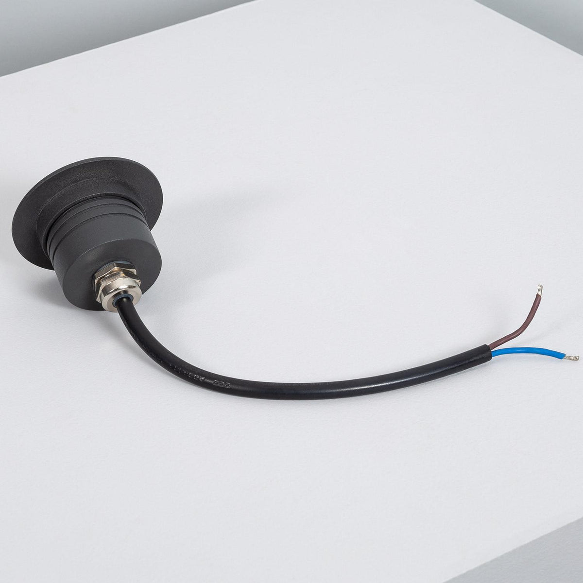 Baliza Exterior LED Empotrable Suelo 1L 24V DC Loto Negro