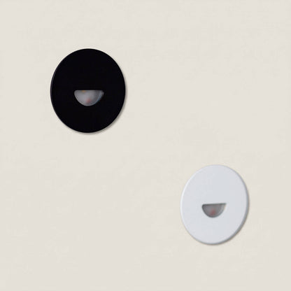 Baliza Exterior LED 2W Empotrable Aluminio Pared Circular Blanco Guell