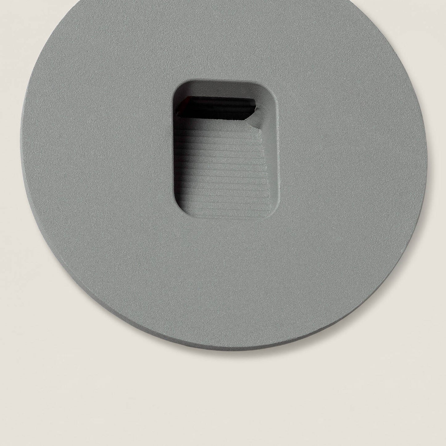Baliza Exterior LED 2W Empotrable Aluminio Pared Circular Olite