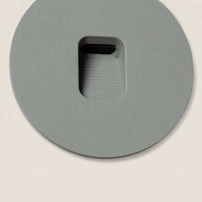 Baliza Exterior LED 2W Empotrable Aluminio Pared Circular Olite