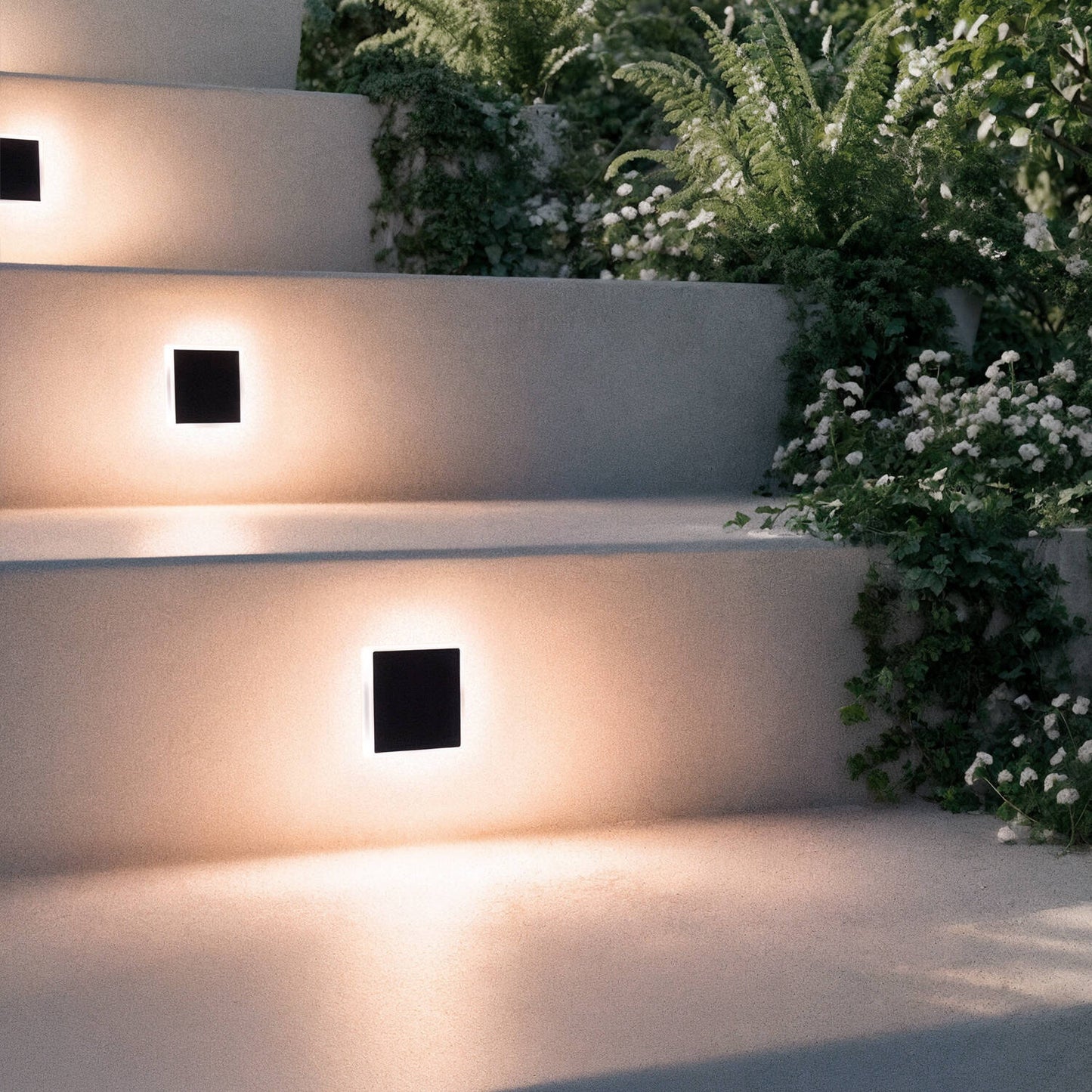 Baliza Exterior LED 2W Empotrable Cuadrada Rembel