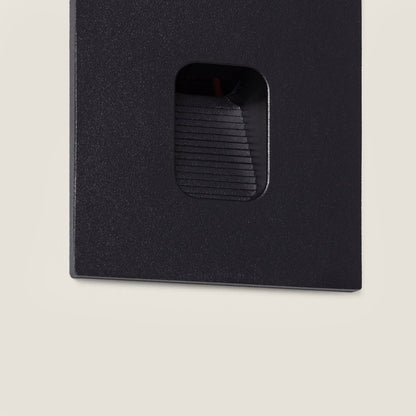 Baliza Exterior LED 2W Empotrable Pared Cuadrado Olite