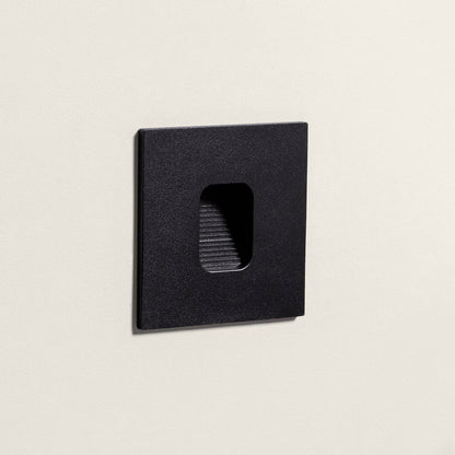 Baliza Exterior LED 2W Empotrable Pared Cuadrado Olite