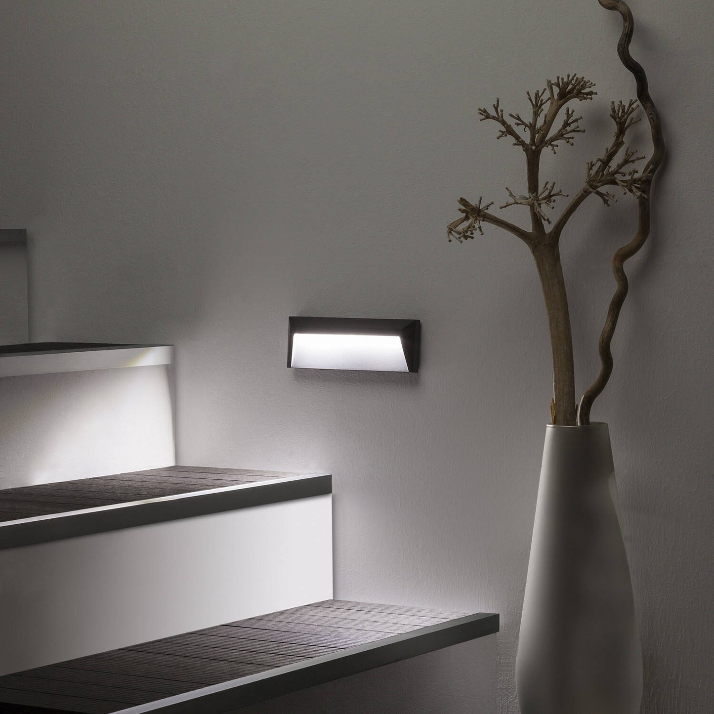 Baliza Exterior LED 2W Superficie Pared Antracita Chester