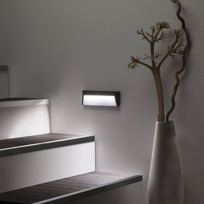 Baliza Exterior LED 2W Superficie Pared Antracita Chester