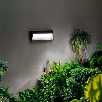 Baliza Exterior LED 2W Superficie Pared Antracita Chester