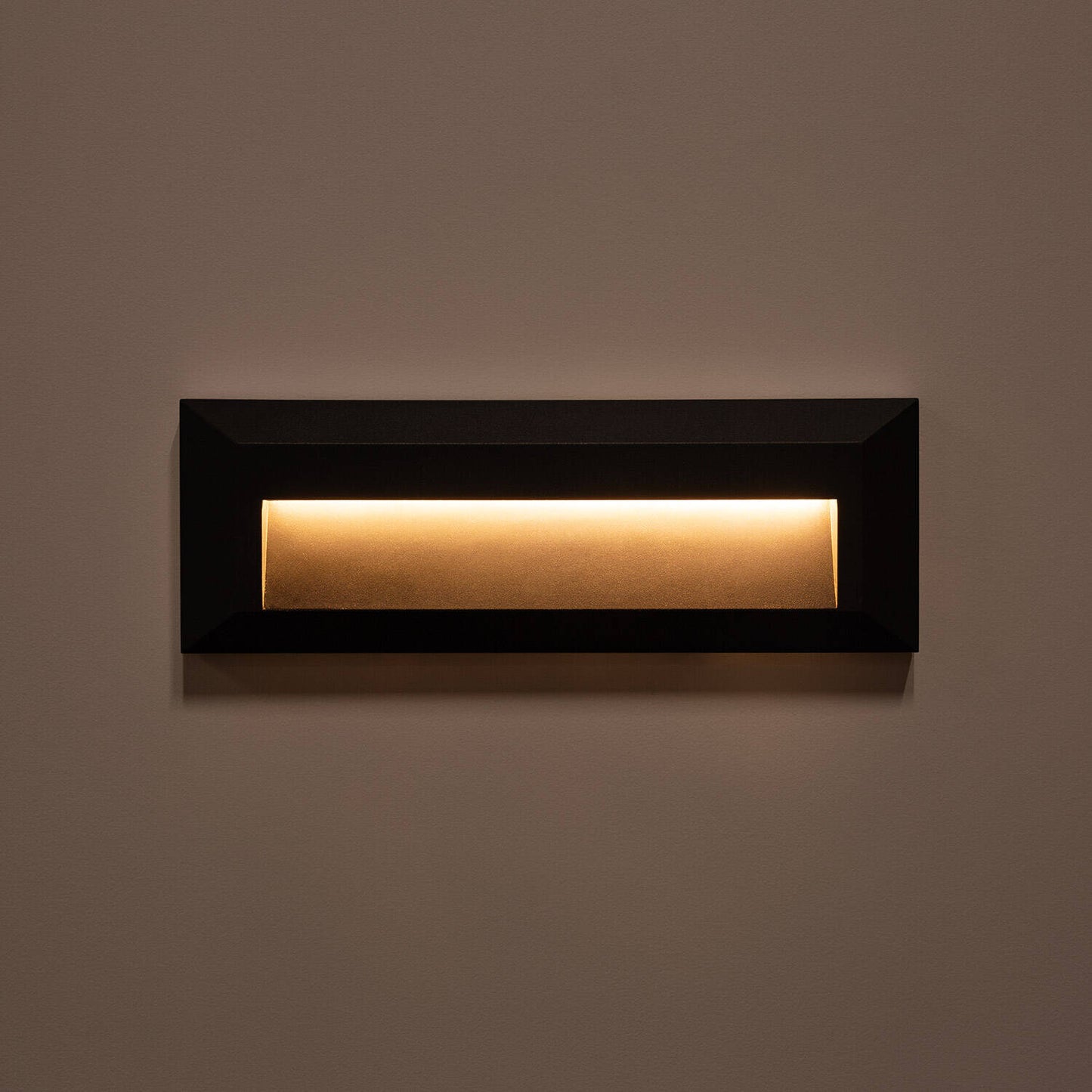 Baliza Exterior LED 2W Superficie Pared Rectangular Antracita Élide
