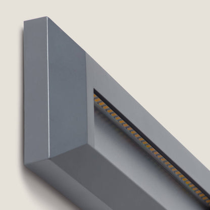Baliza Exterior LED 2W Superficie Pared Rectangular Antracita Élide