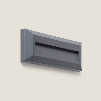 Baliza Exterior LED 2W Superficie Pared Rectangular Antracita Élide