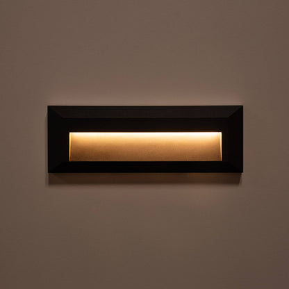Baliza Exterior LED 2W Superficie Pared Rectangular Antracita Élide