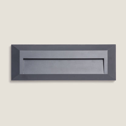 Baliza Exterior LED 2W Superficie Pared Rectangular Antracita Élide
