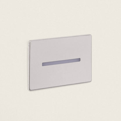 Baliza Exterior LED 3W Acero Inoxidable Empotrable Pared Wabi Lineal