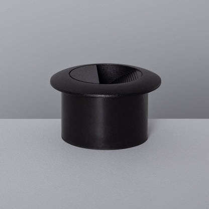Baliza Exterior LED 3W Empotrable Aluminio Pared Circular Negro Olite