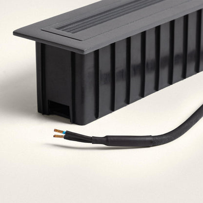 Baliza Exterior LED 3W Empotrable Pared Aluminio Antracita Path