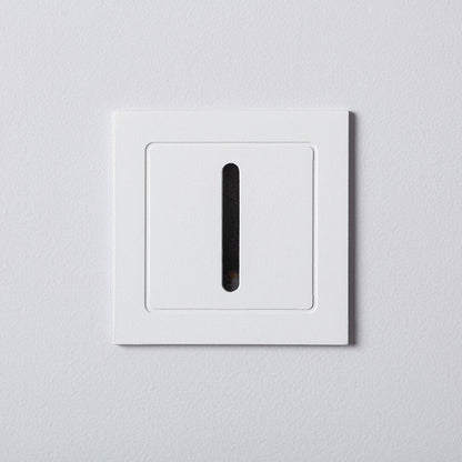 Baliza Exterior LED 3W Empotrable Aluminio Pared Blanco  Wabi Lineal