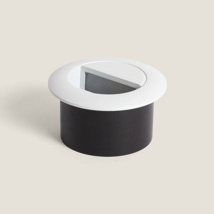 Baliza Exterior LED 3W Empotrable Aluminio Pared Circular Olite
