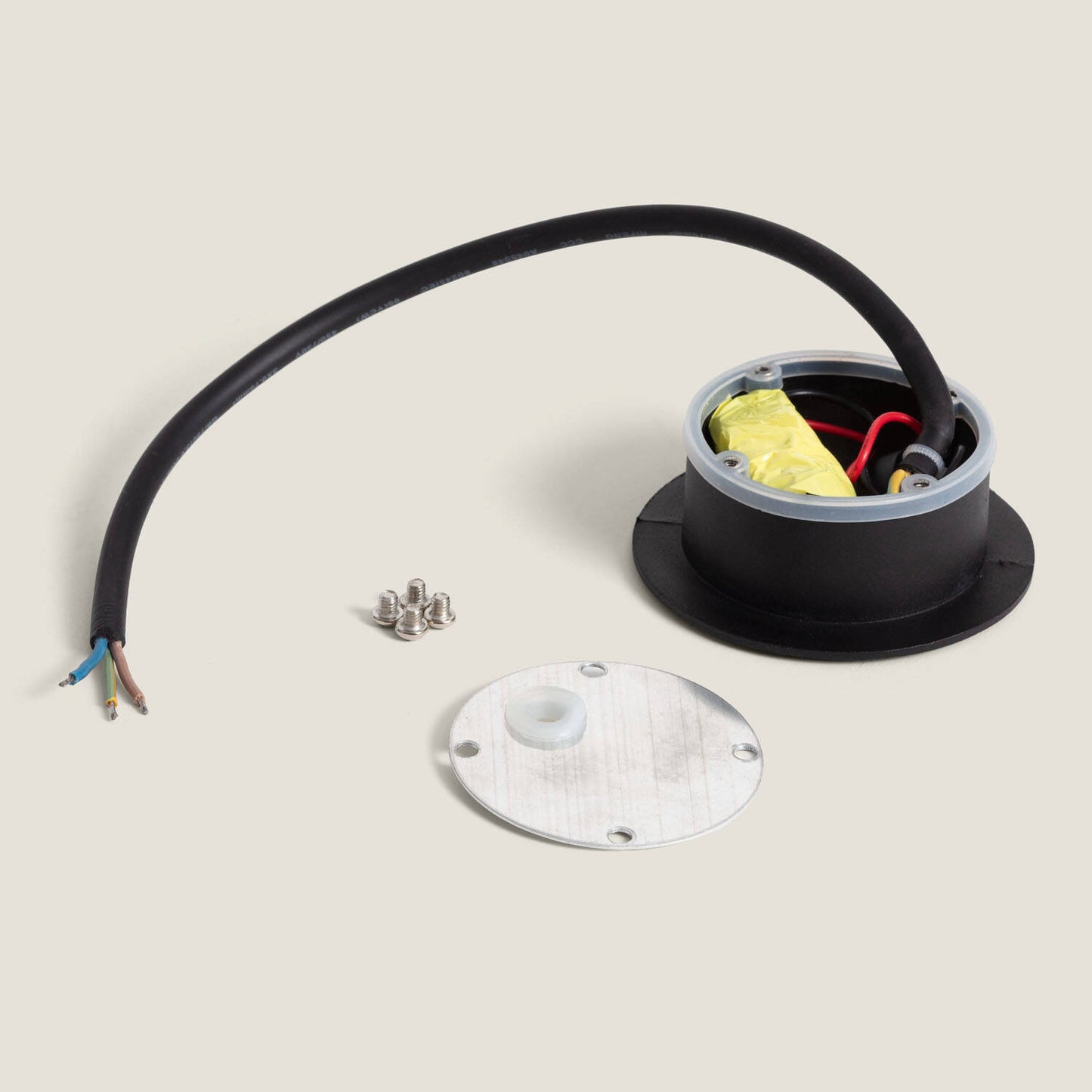 Baliza Exterior LED 3W Empotrable Aluminio Pared Circular Segre