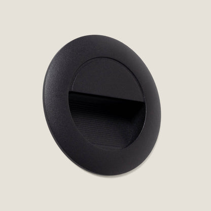 Baliza Exterior LED 3W Empotrable Aluminio Pared Circular Segre