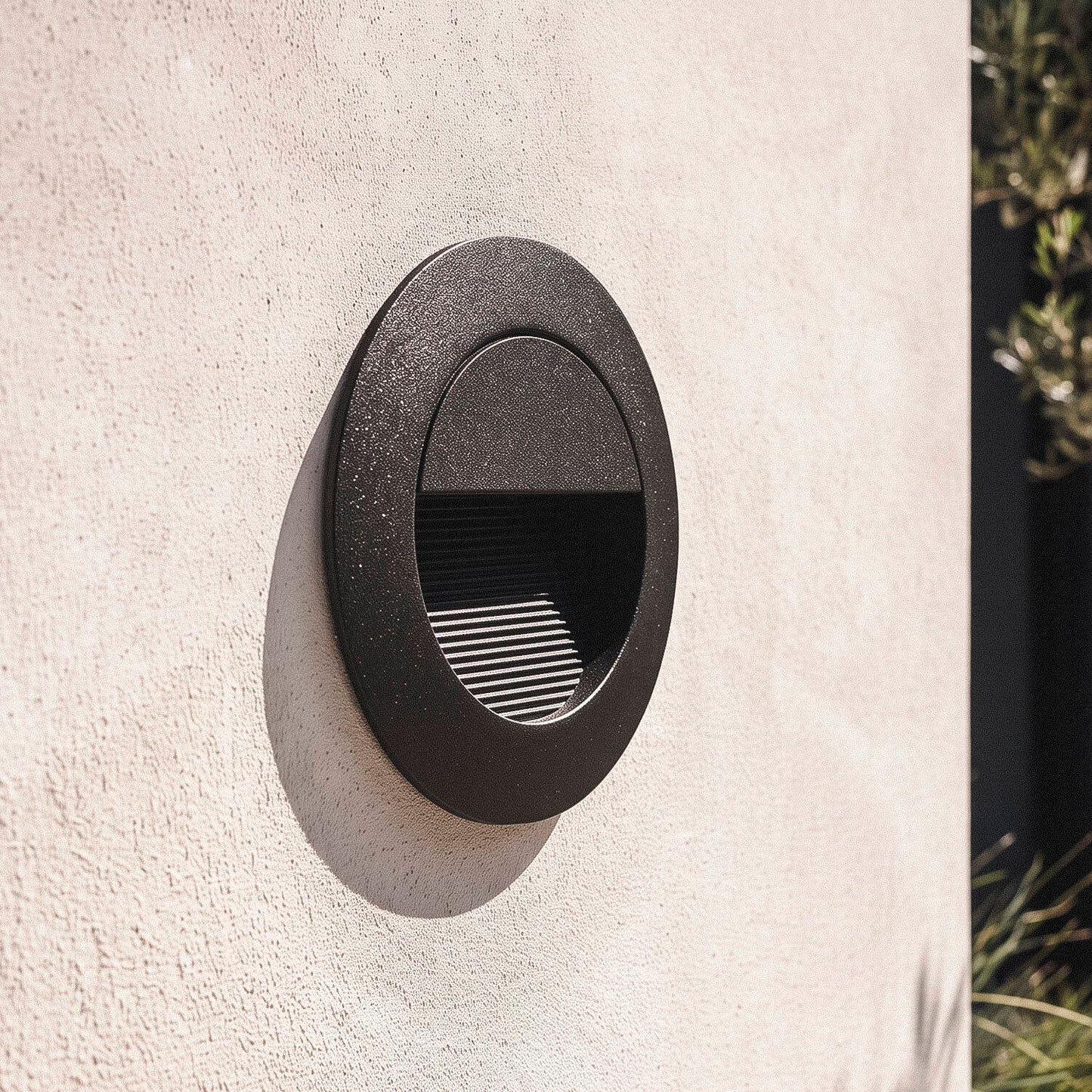 Baliza Exterior LED 3W Empotrable Aluminio Pared Circular Segre