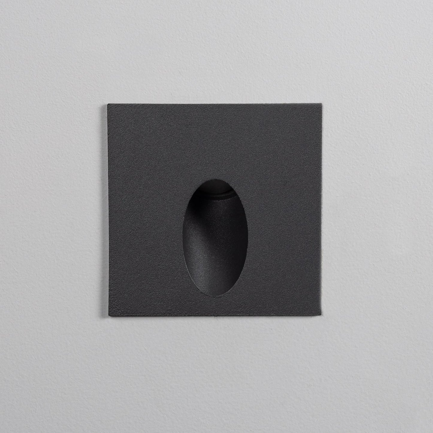 Baliza Exterior LED 3W Empotrable Pared Cuadrado Aluminio Gris Ellis