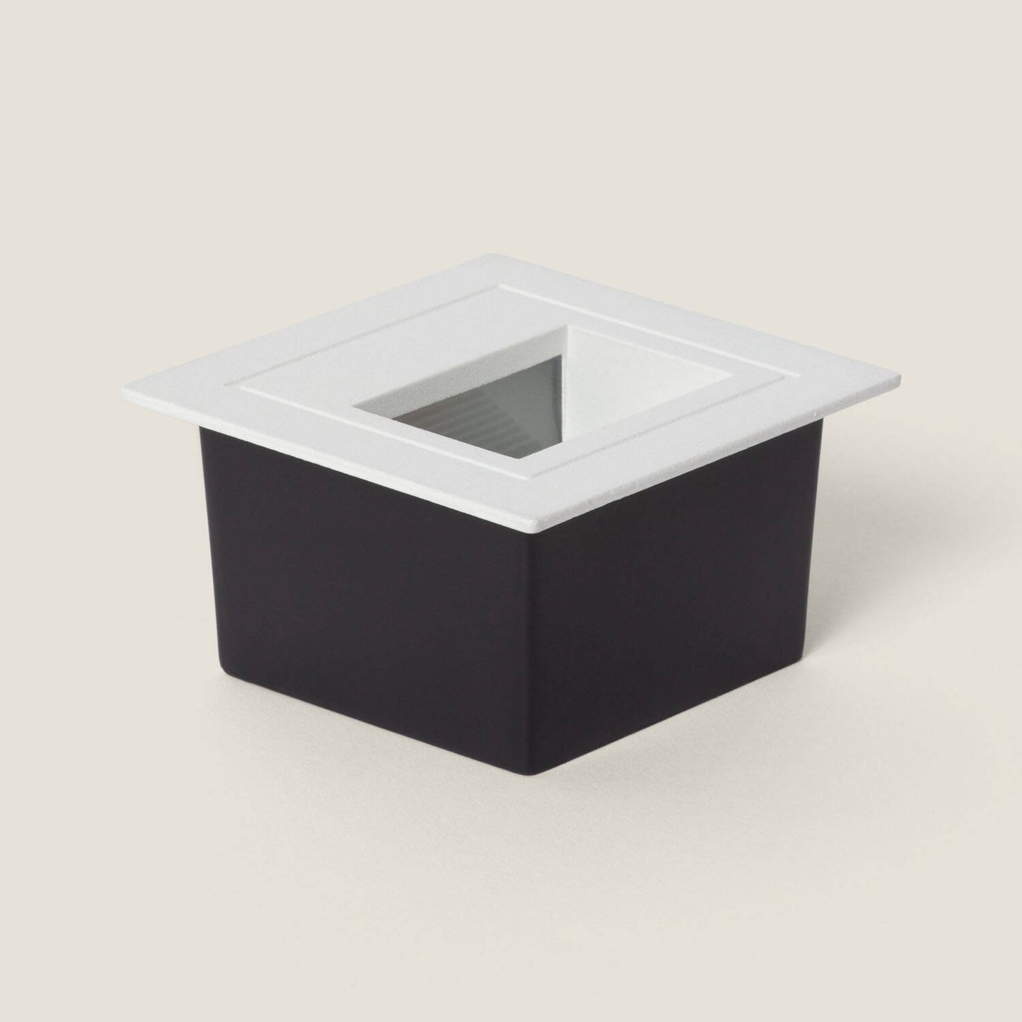 Baliza Exterior LED 3W Empotrable Aluminio Pared Cuadrado Olite II