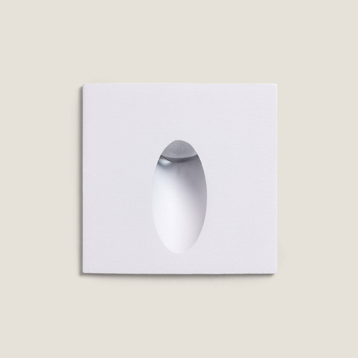 Baliza Exterior LED 3W Empotrable Pared Cuadrado Aluminio Adam