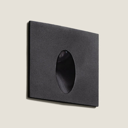 Baliza Exterior LED 3W Empotrable Pared Cuadrado Aluminio Adam