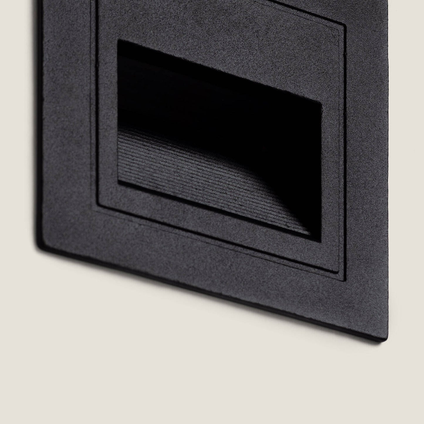 Baliza Exterior LED 3W Empotrable Pared Cuadrado Aluminio Olite