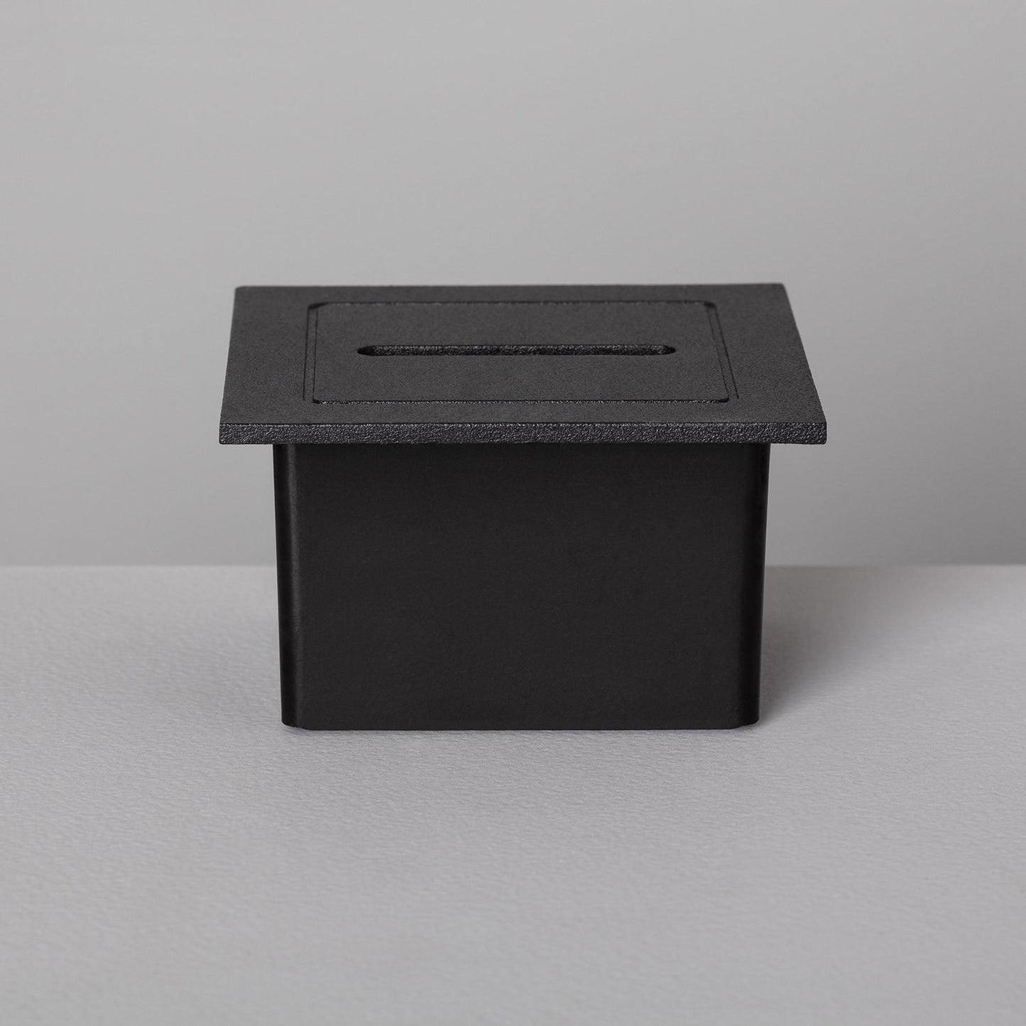 Baliza Exterior LED 3W Empotrable Aluminio Pared Negro Lineal Wabi