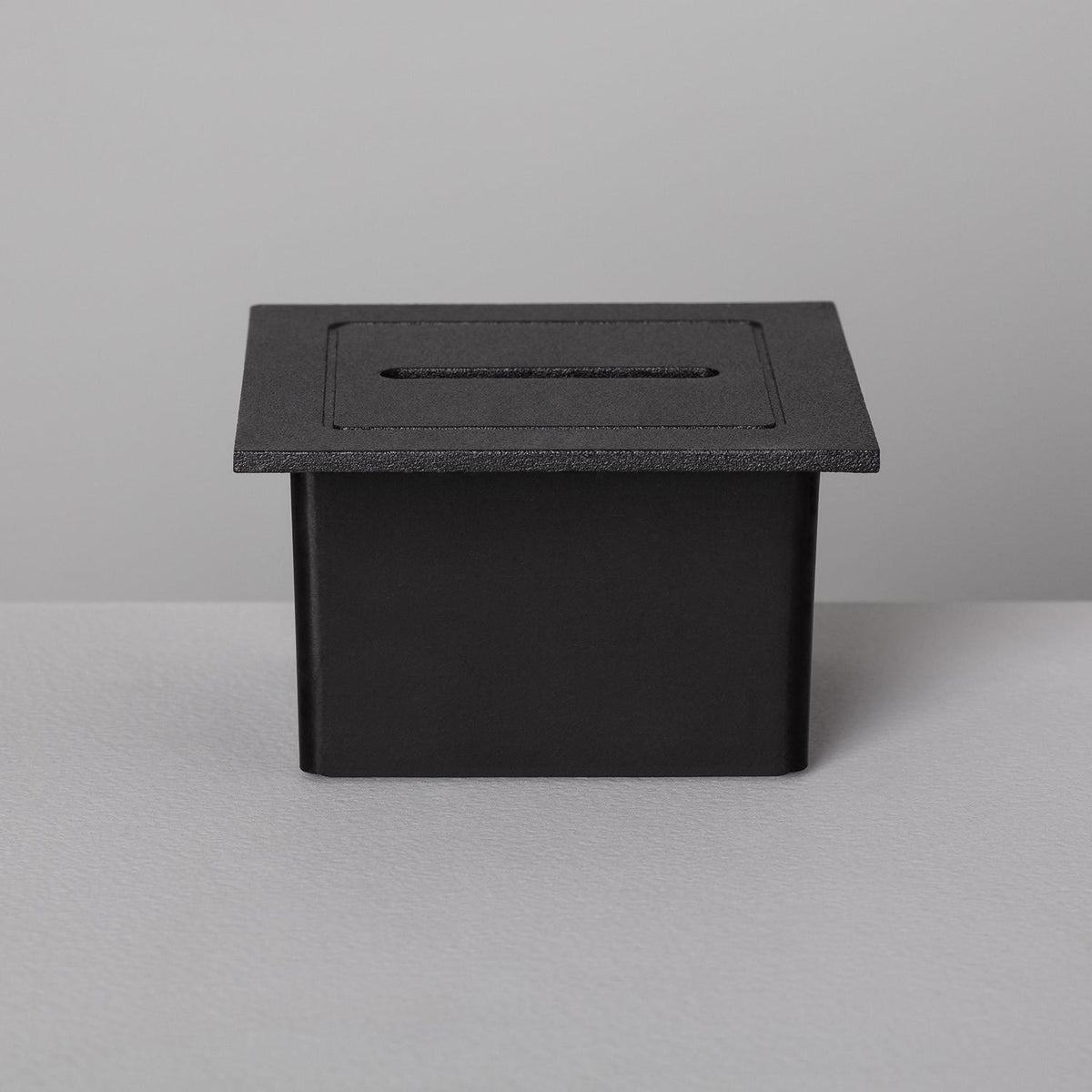 Baliza Exterior LED 3W Empotrable Aluminio Pared Negro Lineal Wabi