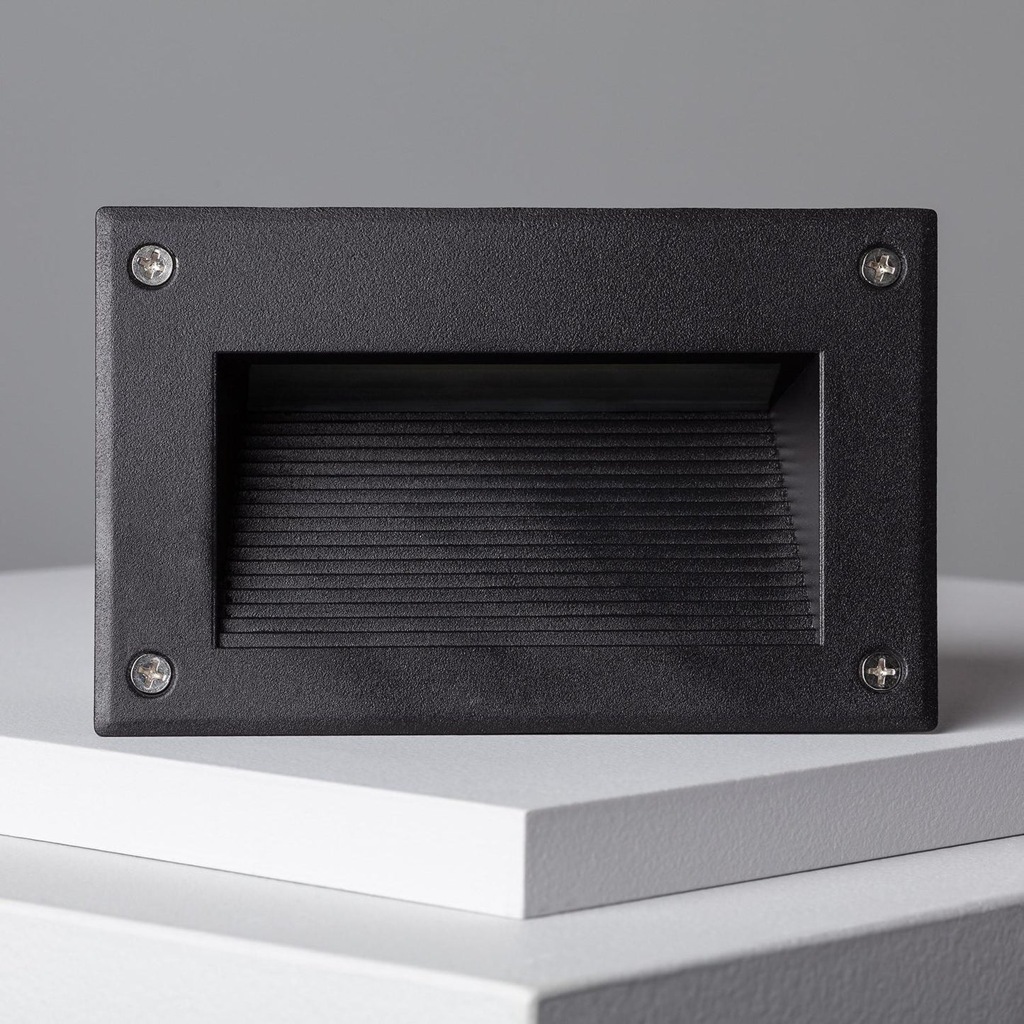 Baliza Exterior LED 3W Empotrable Pared Negro Olite