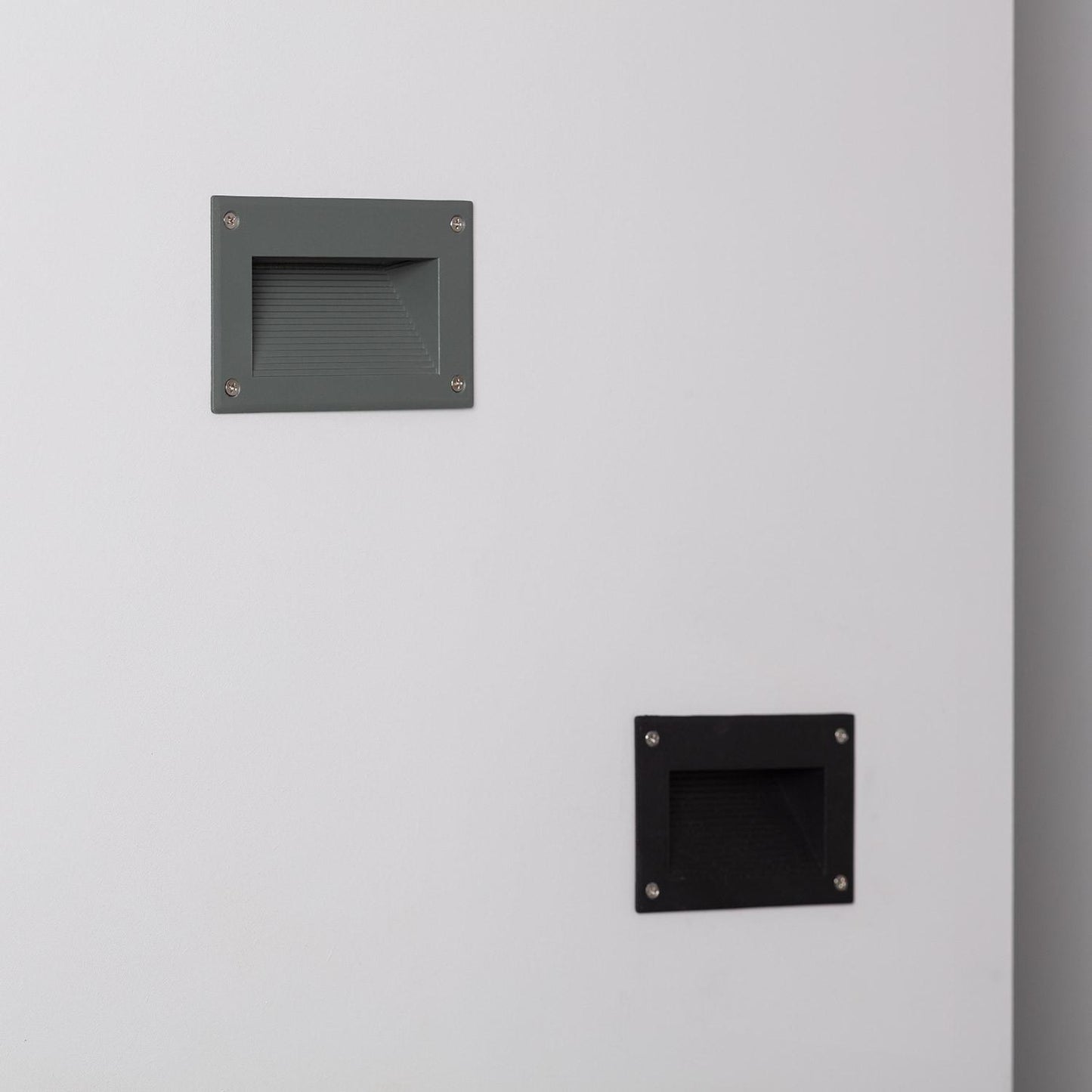 Baliza Exterior LED 3W Empotrable Pared Negro Olite