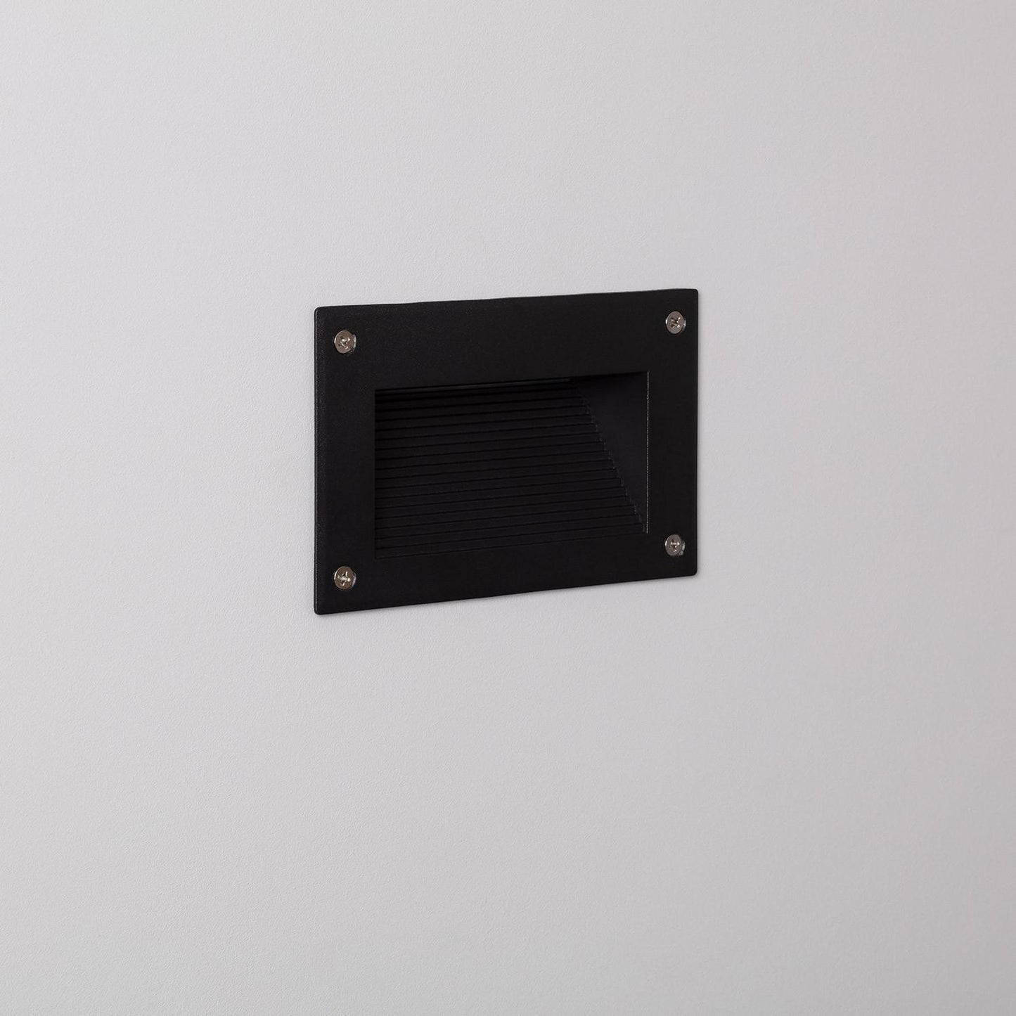 Baliza Exterior LED 3W Empotrable Pared Negro Olite