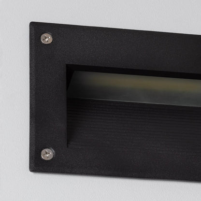 Baliza Exterior LED 3W Empotrable Pared Negro Olite
