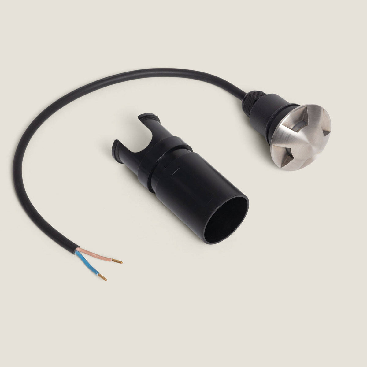 Baliza Exterior LED 3W Empotrable Suelo 4L 24V DC