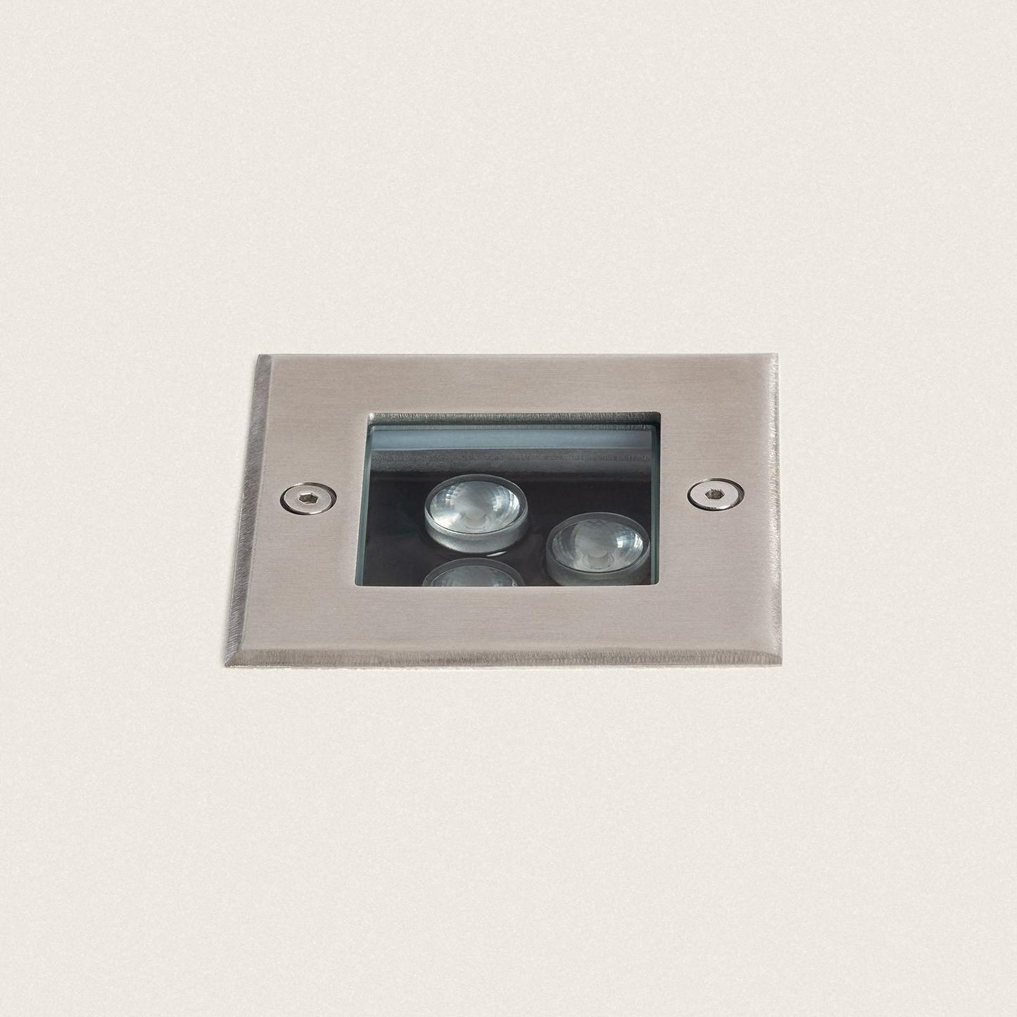Foco Exterior LED 3W Empotrable Suelo Cuadrado Utopia