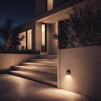 Baliza Exterior LED 3W Superficie Circular Jade