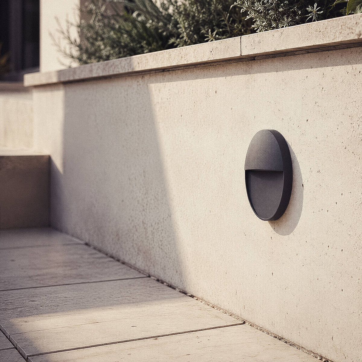 Baliza Exterior LED 3W Superficie Circular Jade