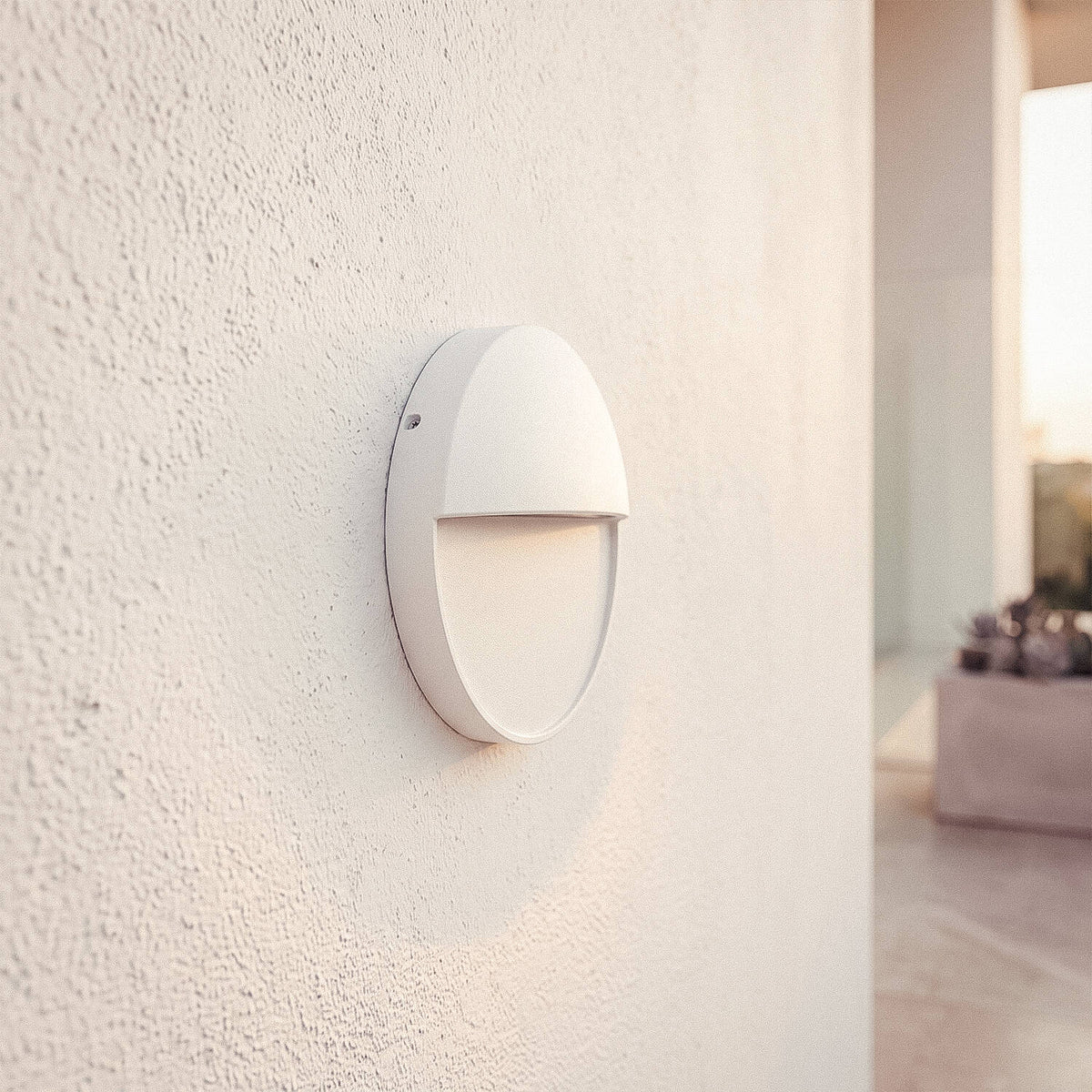 Baliza Exterior LED 3W Superficie Circular Jade