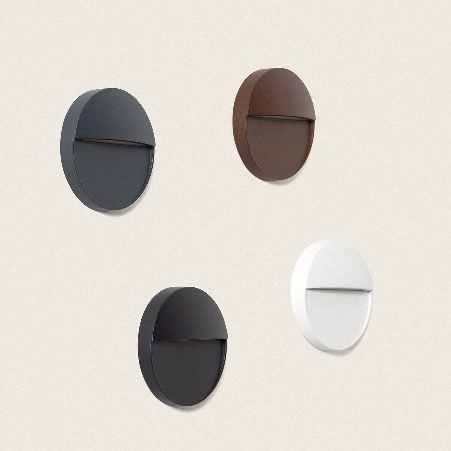 Baliza Exterior LED 3W Superficie Circular Jade